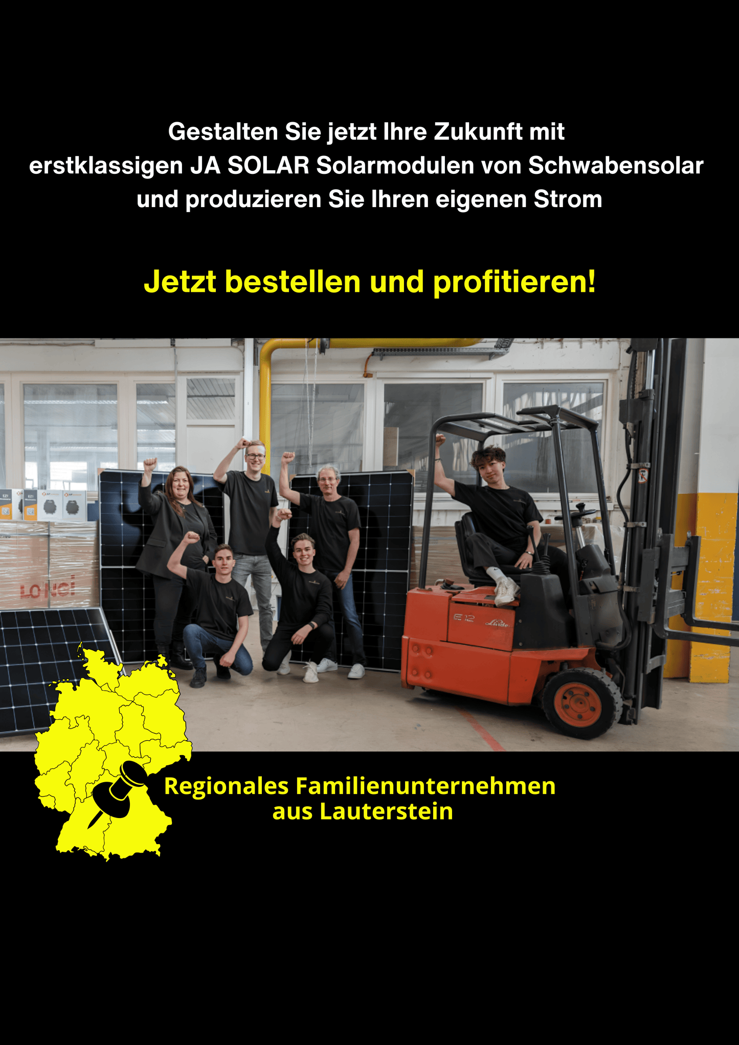 Ja Solar 500W Bifazial Glas-Glas Full Black JAM60D41 LB ab 65€ Stk. (gestaffelt)