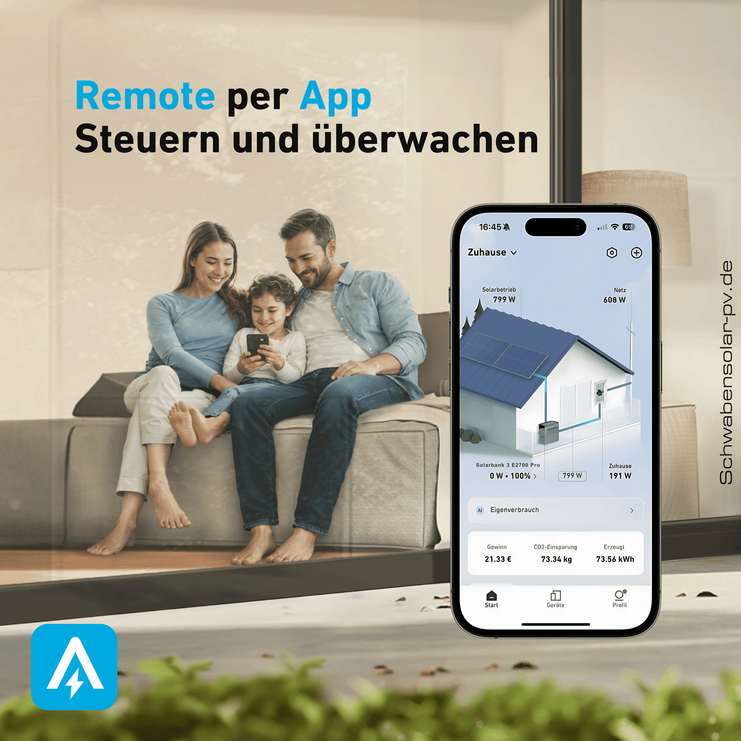 ANKER SOLIX Solarbank 3 E2700 Pro 2,69kWh inklusive Smart Meter