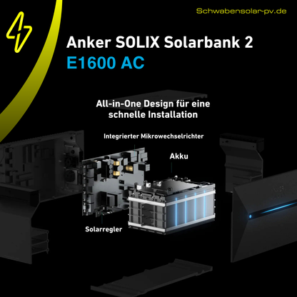 ANKER SOLIX Solarbank 2 E1600 AC 1600 Wh