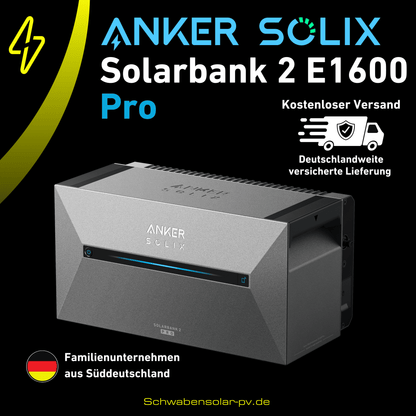 ANKER SOLIX Solarbank 2 E1600 Pro 1600 Wh