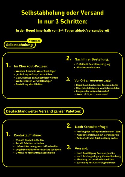 Ja Solar 500W Bifazial Glas-Glas Full Black JAM60D41 LB ab 68,90€ Stk. (gestaffelt)